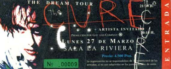 dream tour ticket