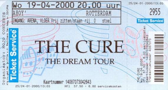 dream tour ticket